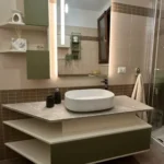 Top bagno in Pulpis Grey by Cerdomus